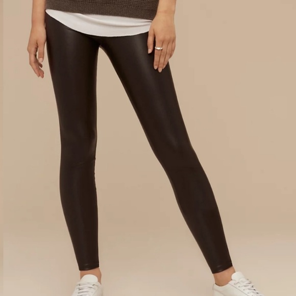 Aritzia Wilfred Free Daria Pant Vegan Leather Leggings - Picture 3 of 7